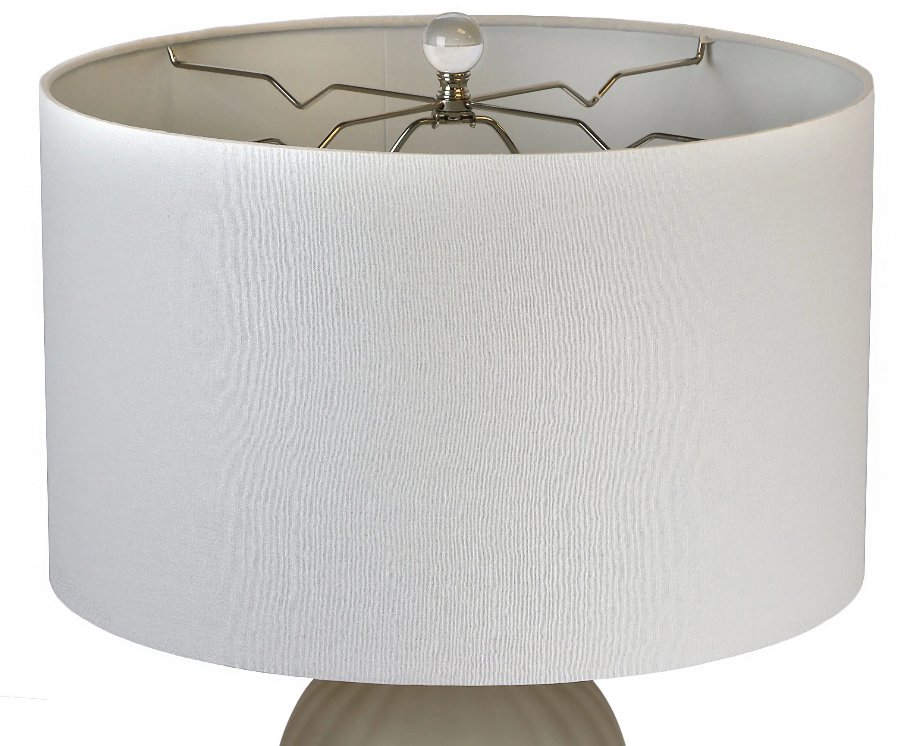 Omega Frosted Brown Glass Table Lamp