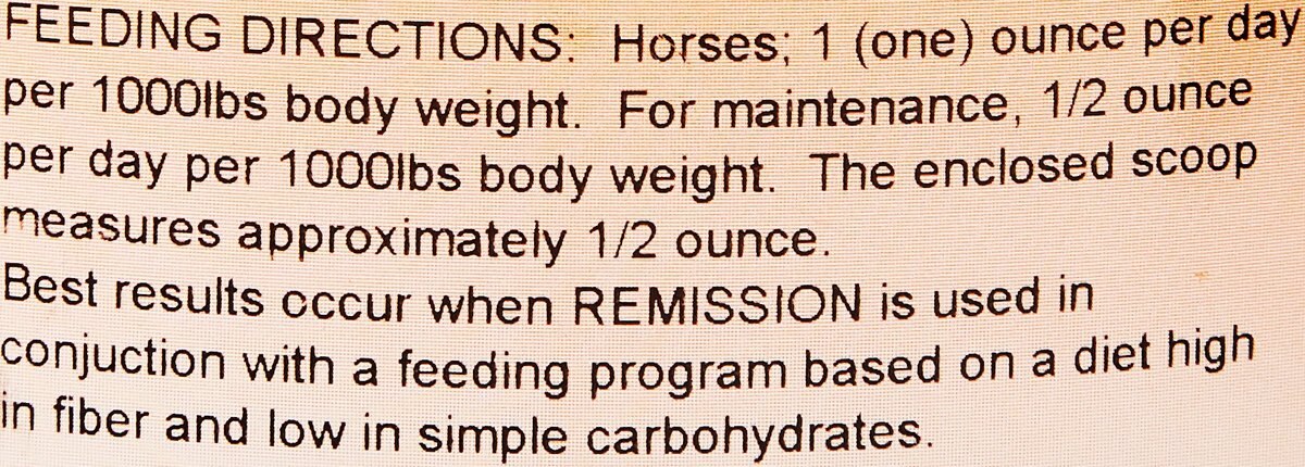 AniMed Professional Strength Remission Hoof Health Powder Horse Supplement