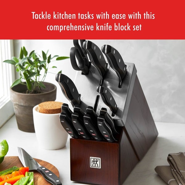 ZWILLING TWIN Signature 15-pc Self-Sharpening Knife Block Set