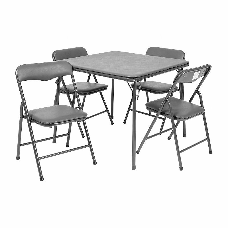 Kids Flash Furniture Folding Table and Chair 5-piece Set