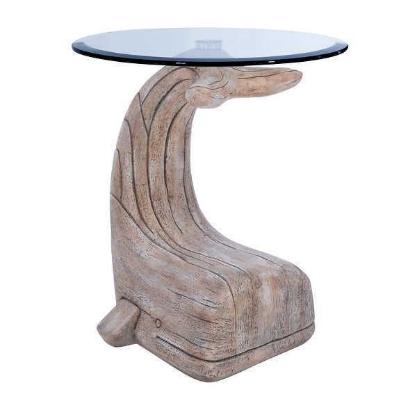 Powell Winifred Whale Side Table Driftwood