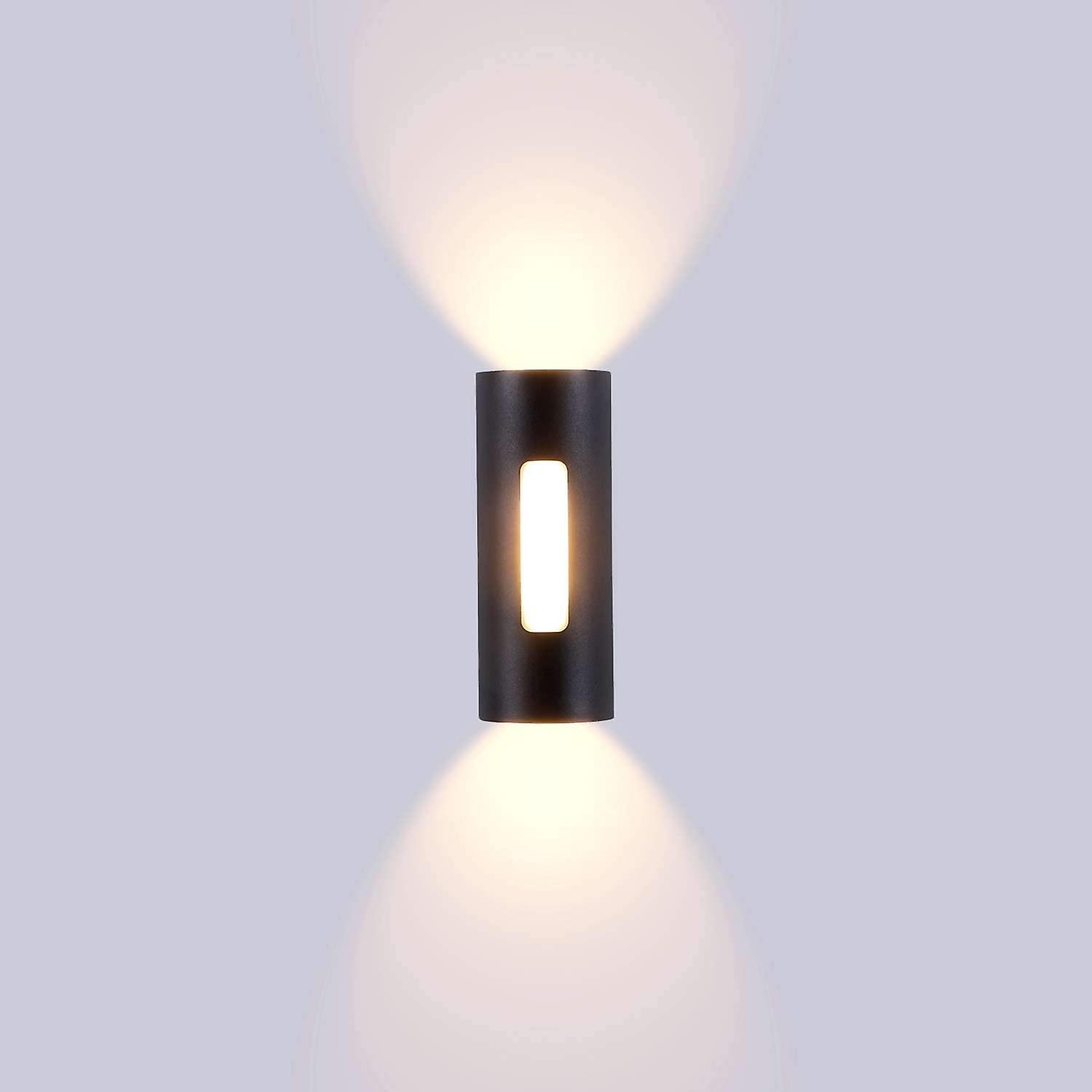 12w Outdoor Wall Light Led Waterproof Ip65 Modern Metal Outdoor Wall Lamp Outdoor/indoor Lightwarm White