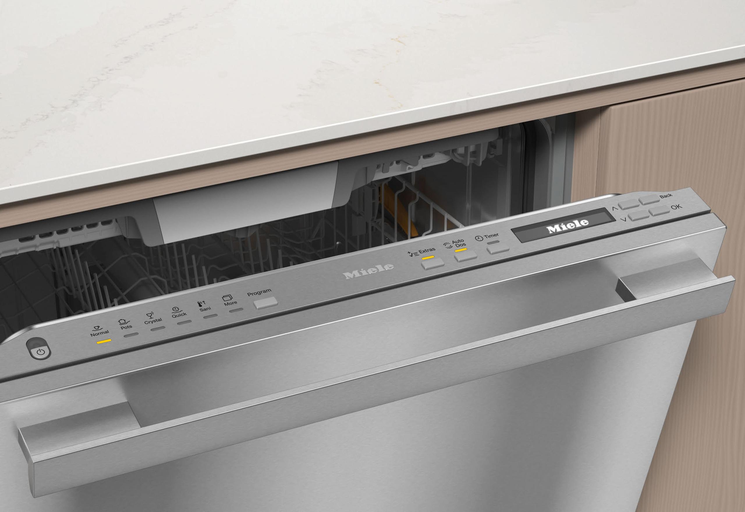 Miele G7196SCVISF AUTODOS STAINLESS STEEL G 7196 Scvi Sf Autodos - Fully-Integrated, Full-Size Dishwasher With Automatic Dispensing Thanks To Autodos With Integrated Powerdisk.