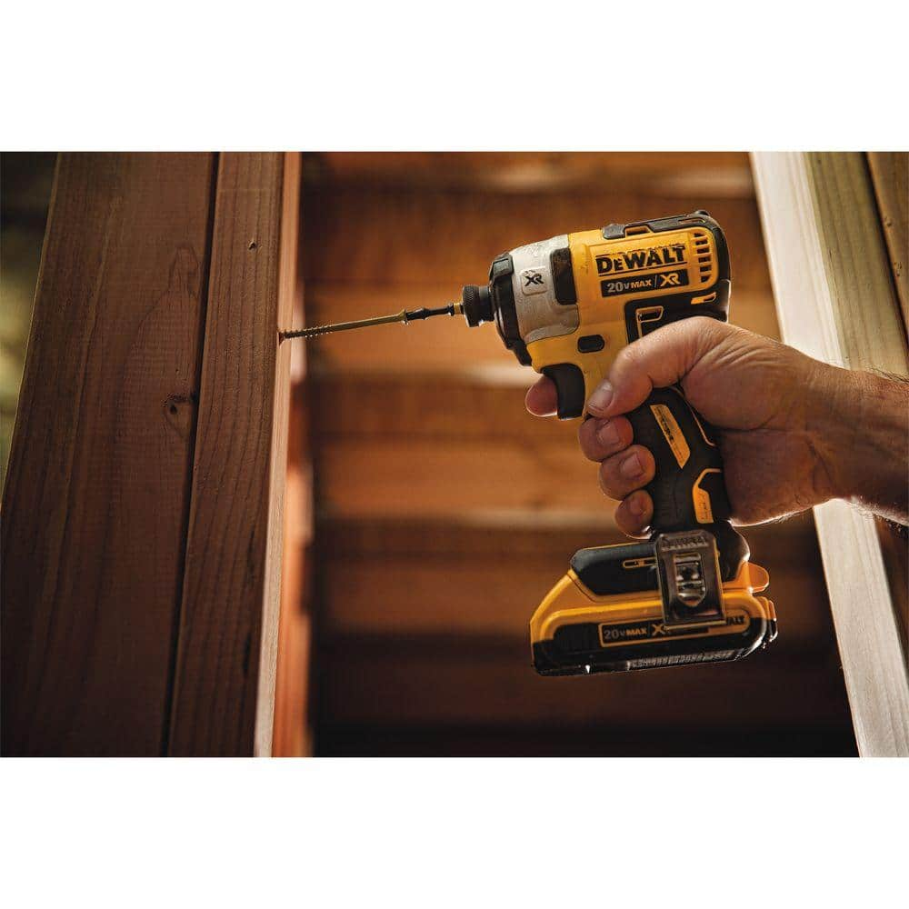 DEWALT DCF887P1 20V MAX XR Cordless Brushless 3-Speed 1/4 in. Impact Driver with (1) 20V 5.0Ah Battery and Charger