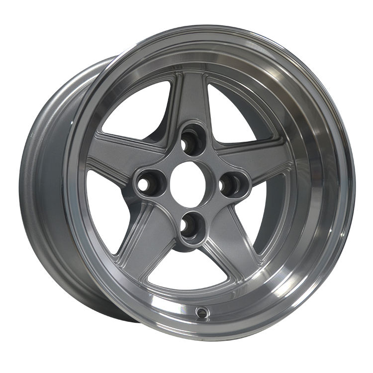 Wholesale Wheels 13X8.0J 4X114.3 Polish Lip Gunmetal Aluminum oy Rims Wheel Customize Casting