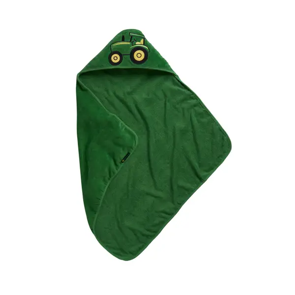 John Deere Tractor Hooded Towel