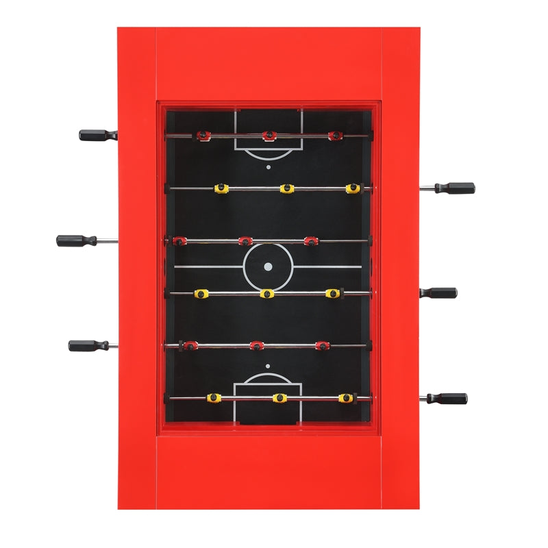 Picket House Furnishings Rebel Foosball Gaming Table in Red