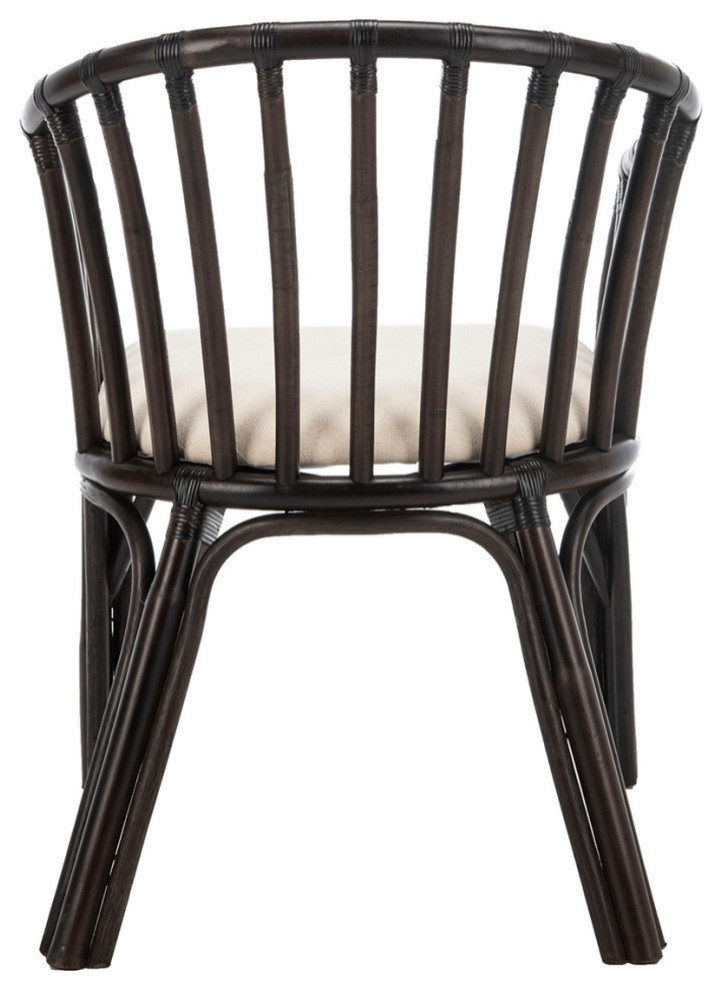 Noris Arm Chair  Black/White   Tropical   Armchairs And Accent Chairs   by Rustic Home Furniture Deco  Houzz