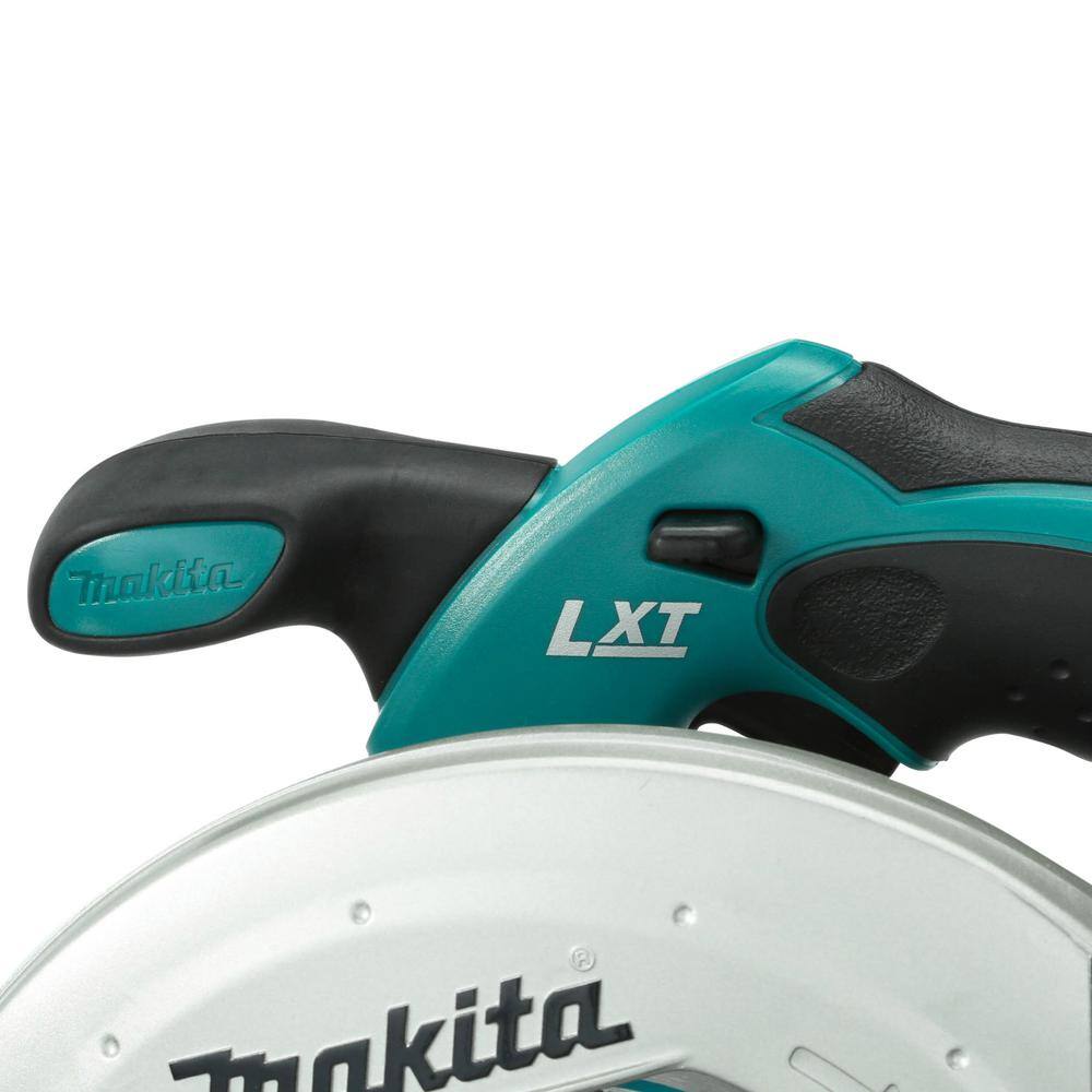 Makita 18V LXT Lithium-Ion Cordless 6-12 in. Lightweight Circular Saw and General Purpose Blade (Tool-Only) XSS02Z