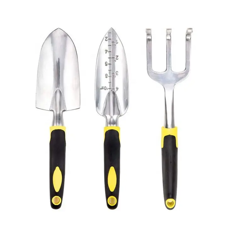 Garden Tools Set Heavy Duty Aluminum Gardening Hand Tools with Garden Trowel and Organizer