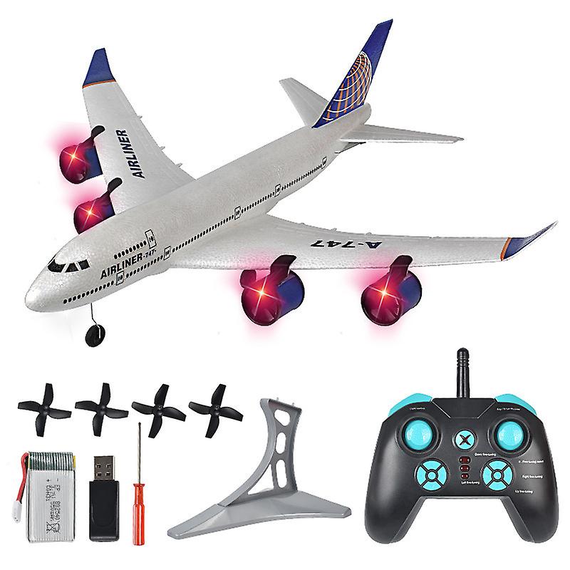 Boeing 747 Aircraft Model Ultra Light Wing Foam Fuselage 4 Engine Remote Control Aircraft Model Toy Aircraft