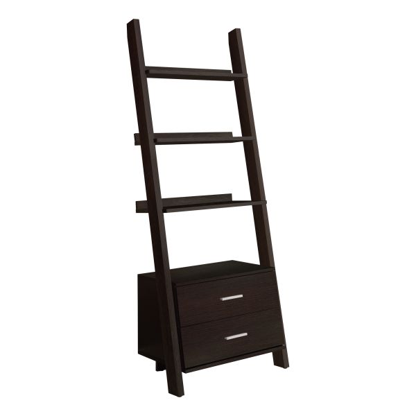 Bookshelf， Bookcase， Etagere， Ladder， 4 Tier， 69