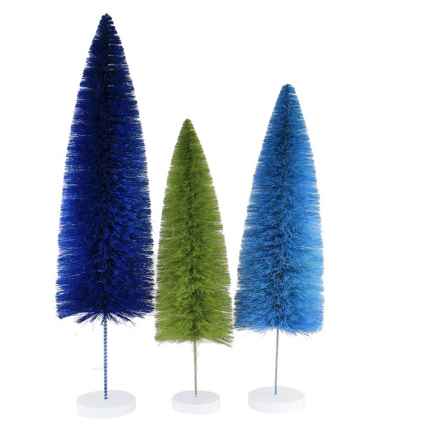 Christmas Blue Rainbow Trees Cody Foster Decorative Figurines