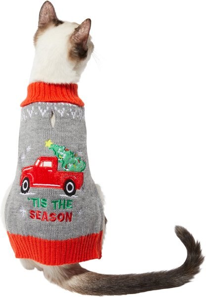 Frisco Holiday Truck Dog and Cat Sweater