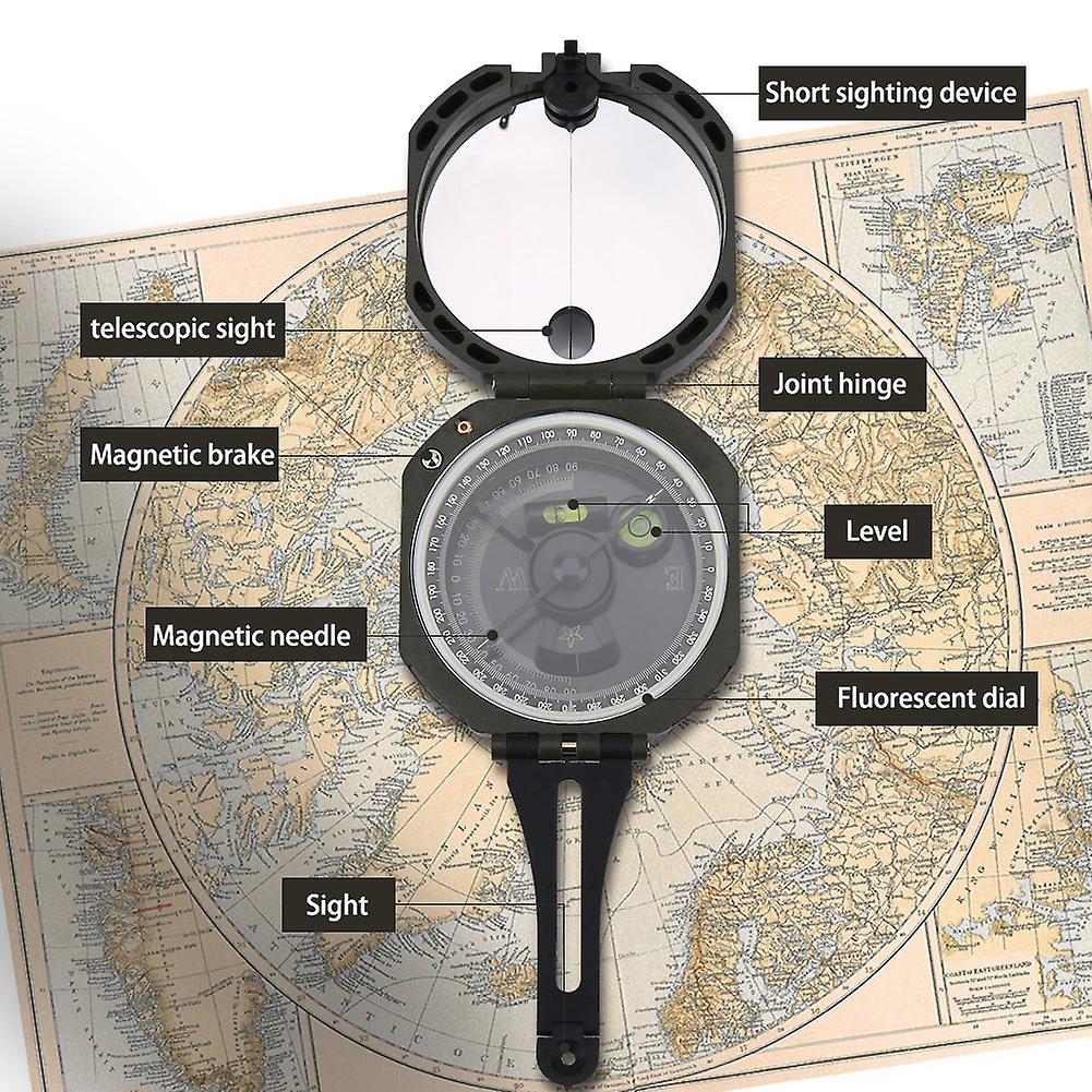 Portable High Precision Military Compass Outdoor Survival Camping Hiking Equipment