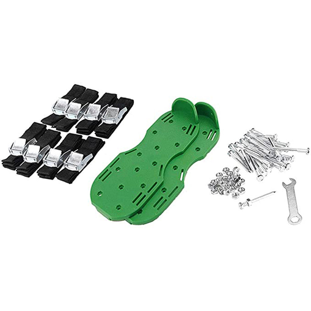 TOYFUNNY Adjustable Straps Yard Lawn Aerator Sandals Aerating Loose Shoes