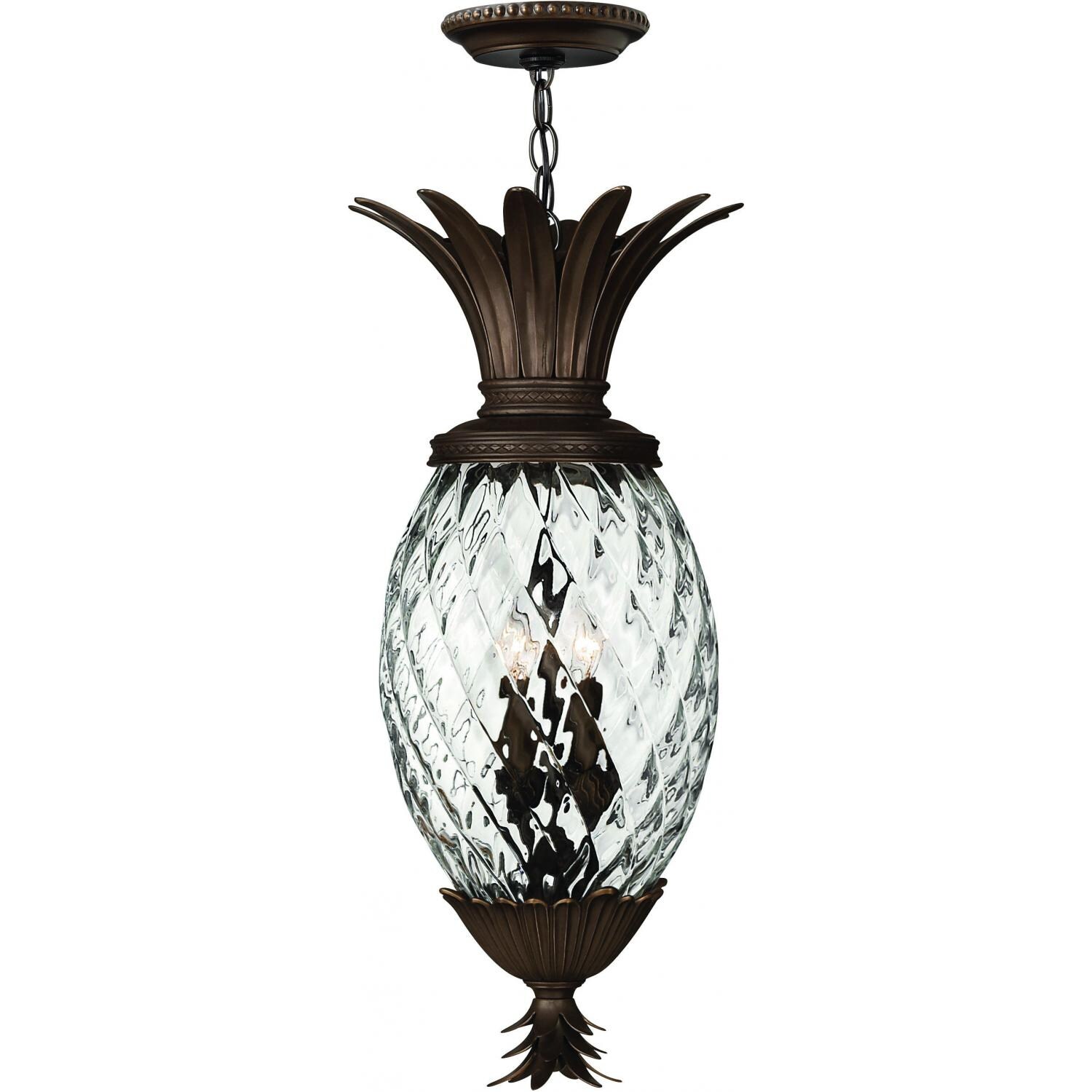 Hinkley Lighting Plantation Four Light 29-Inch Outdoor Hanging Lantern