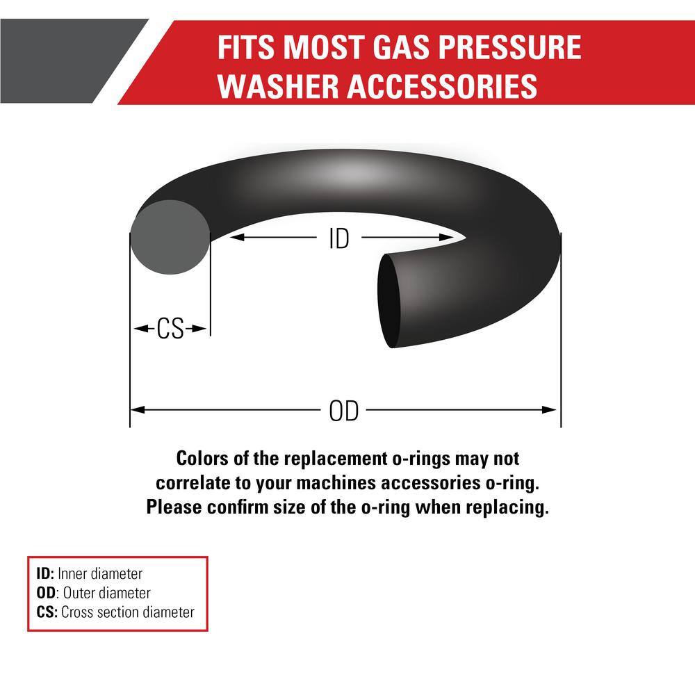 SIMPSON O-Ring and Filter Kit for Cold Water Pressure Washers Pumps Hose Spray Gun Wand and Lance 80151