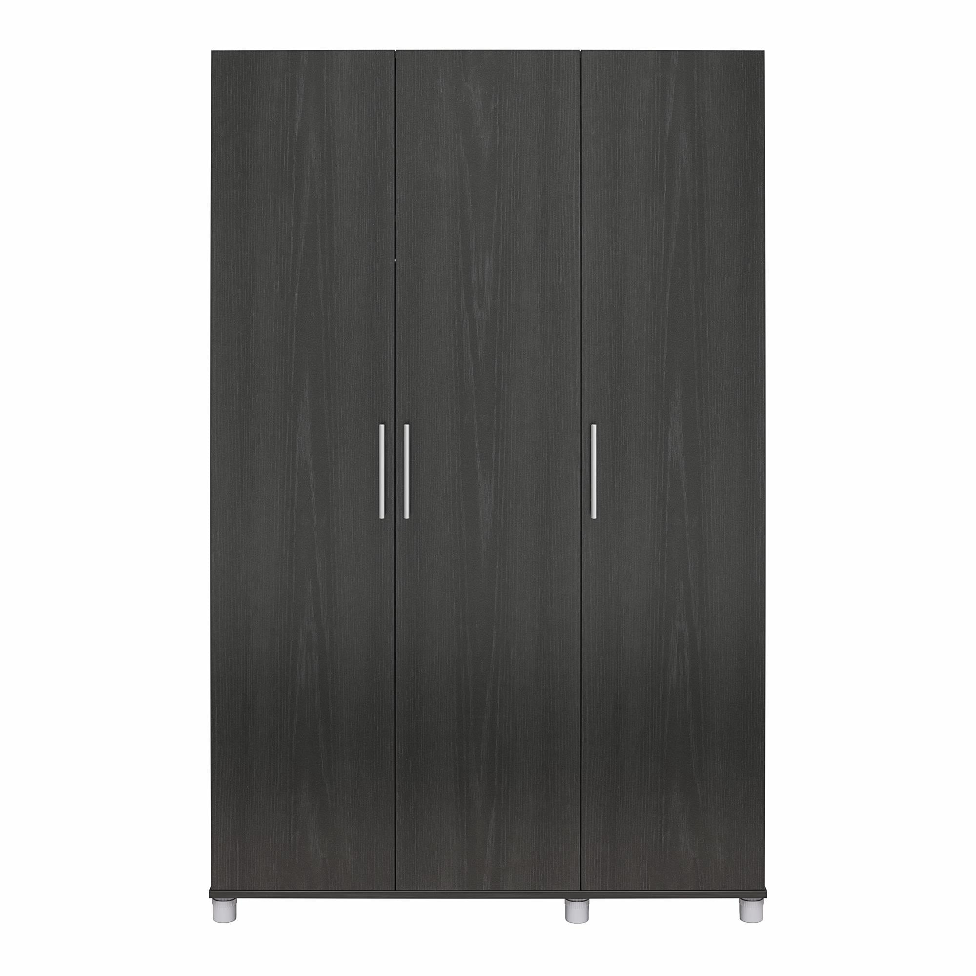 Systembuild Evolution Westford 3 Door Wardrobe, Black Oak