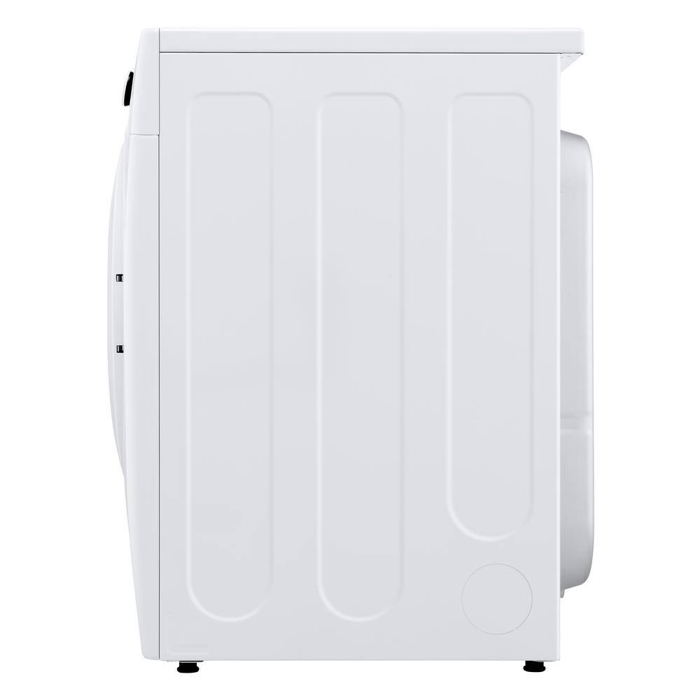 LG 7.4 Cu. Ft. Vented Stackable Gas Dryer in White with Sensor Dry DLG3401W