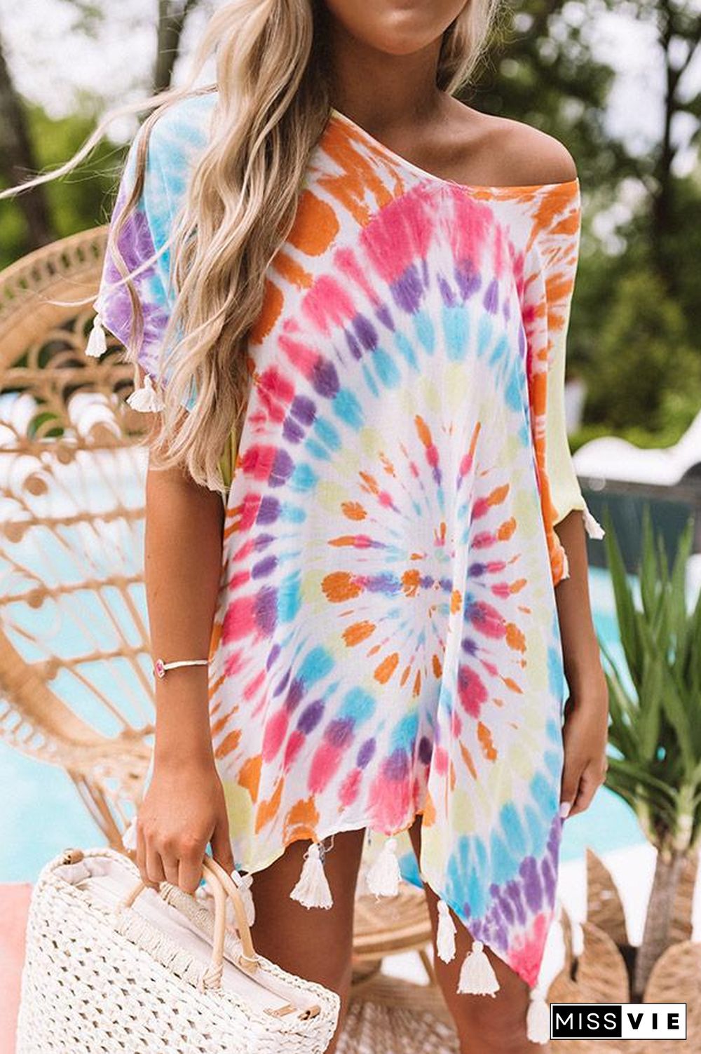 Soakin' Up The Sun Tie Dye Cover Up