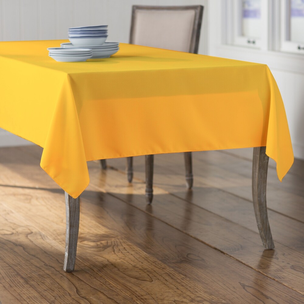 Polyester Poplin Rectangular Tablecloth 3 Sizes 41 Colors