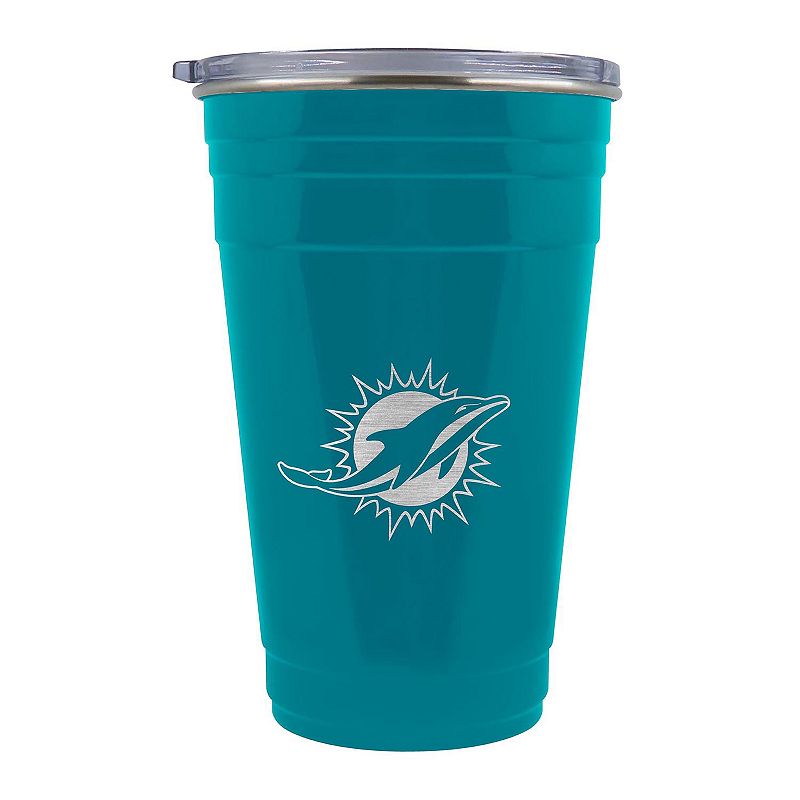 Miami Dolphins Tailgater Travel Tumbler