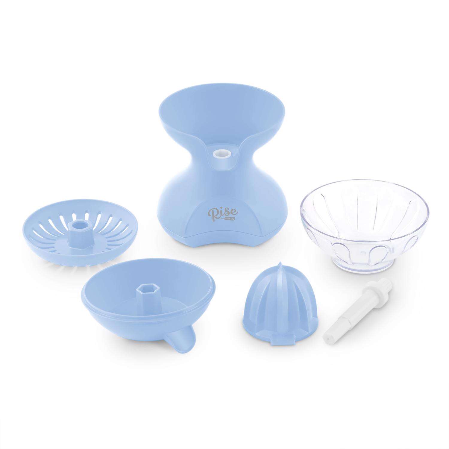 Rise by Dash Blue Plastic 10 oz Citrus Juicer