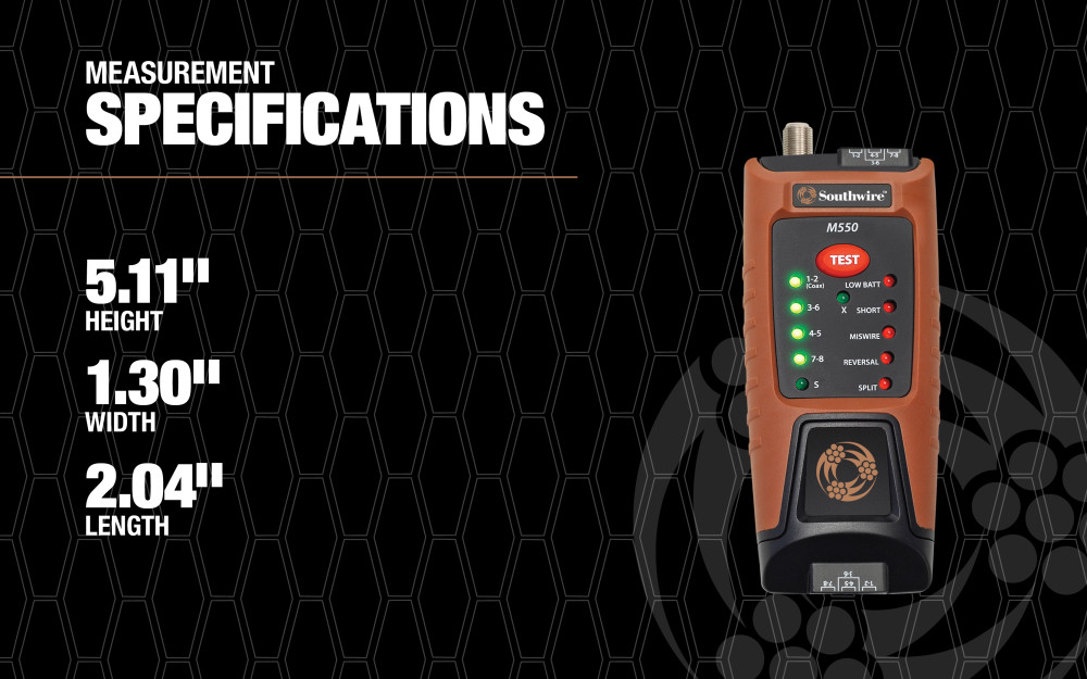 Southwire M550 Continuity Tester for Data and Coax Cables ;