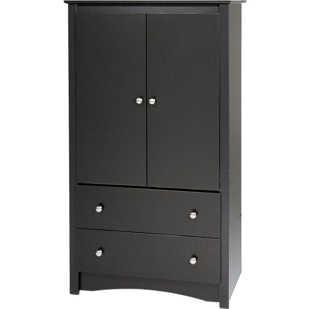 Prepac Sonoma 2 Door Armoire, 2-Drawer