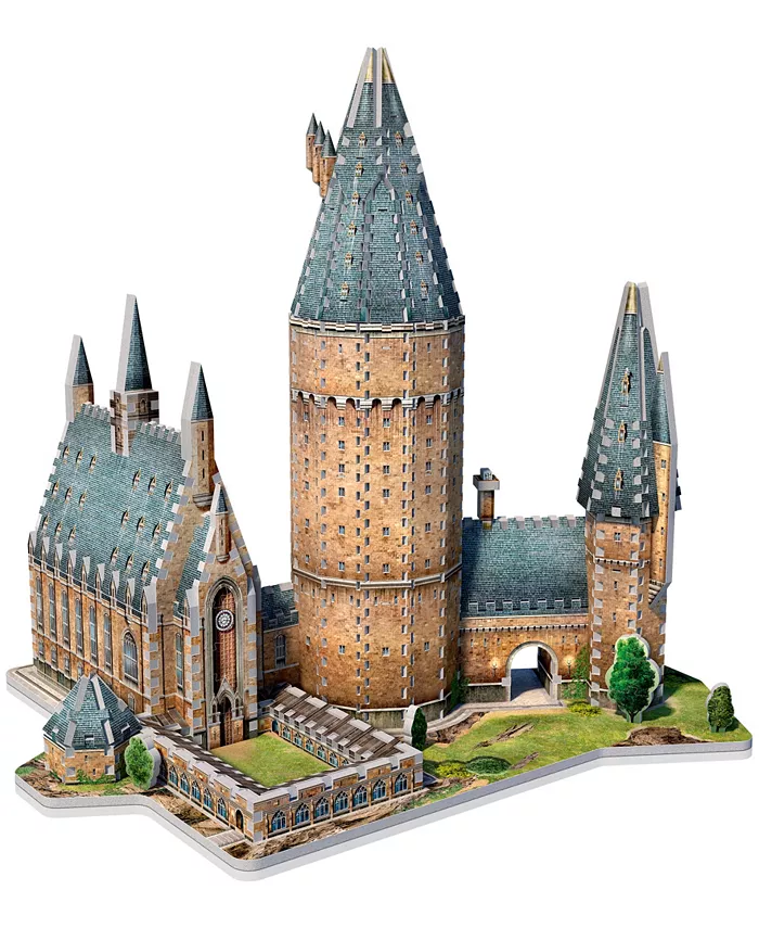 University Games Wrebbit Harry Potter Collection Hogwarts Castle 2 3D Puzzles Great Hall and Astronomy Tower  1725 Pieces