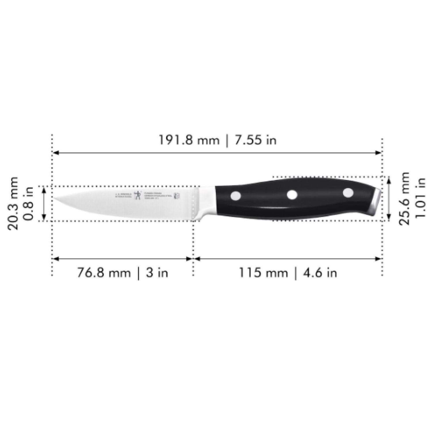 Zwilling J.A Henckels Forged Premio 3 in. L Stainless Steel Paring Knife 1 pc