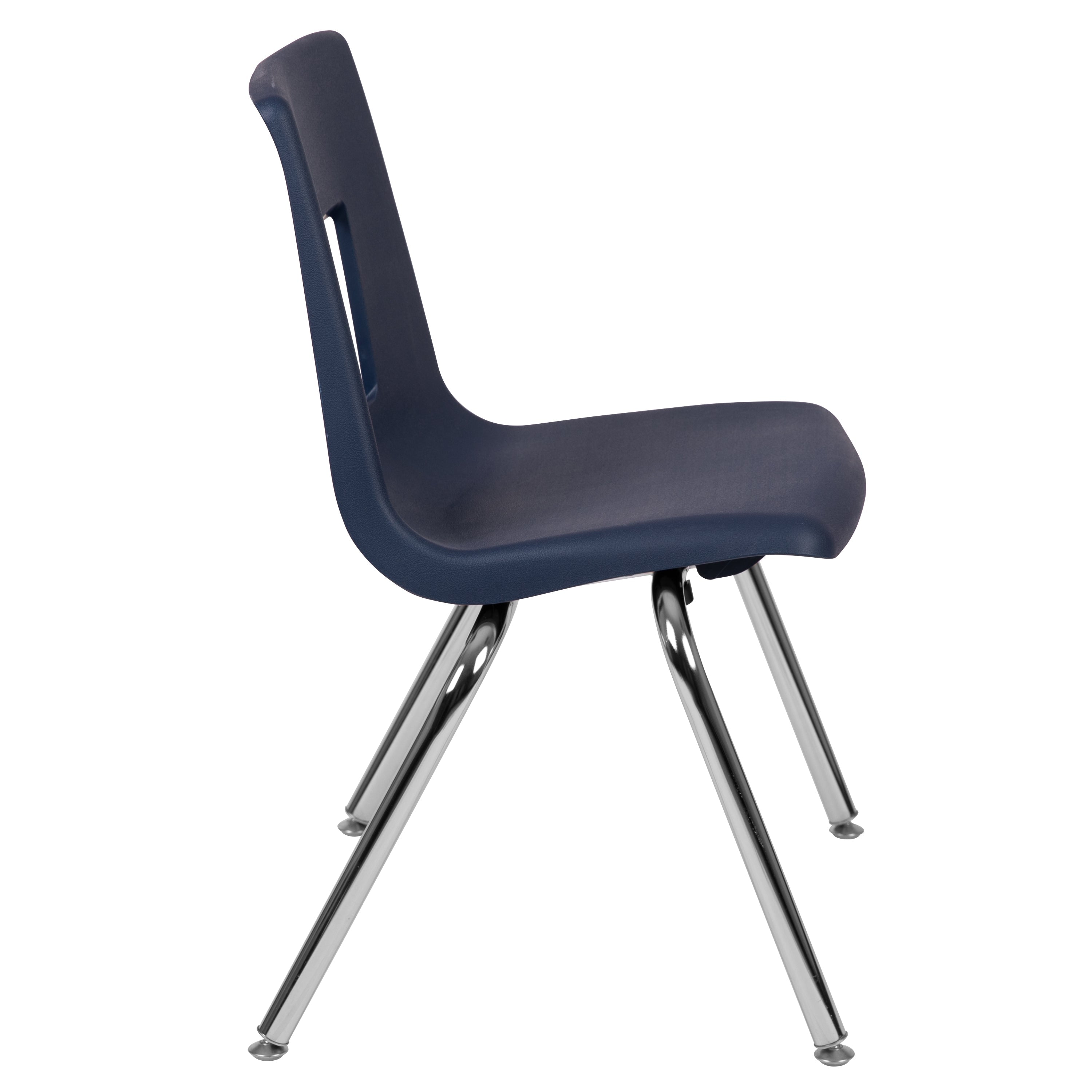 Emma + Oliver Navy Student Stack School Chair - 16-inch