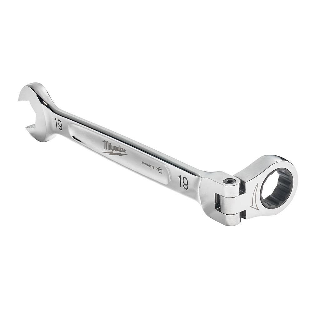 Milwaukee Combination Wrench Flex Head Ratcheting 19mm 45-96-9619 from Milwaukee