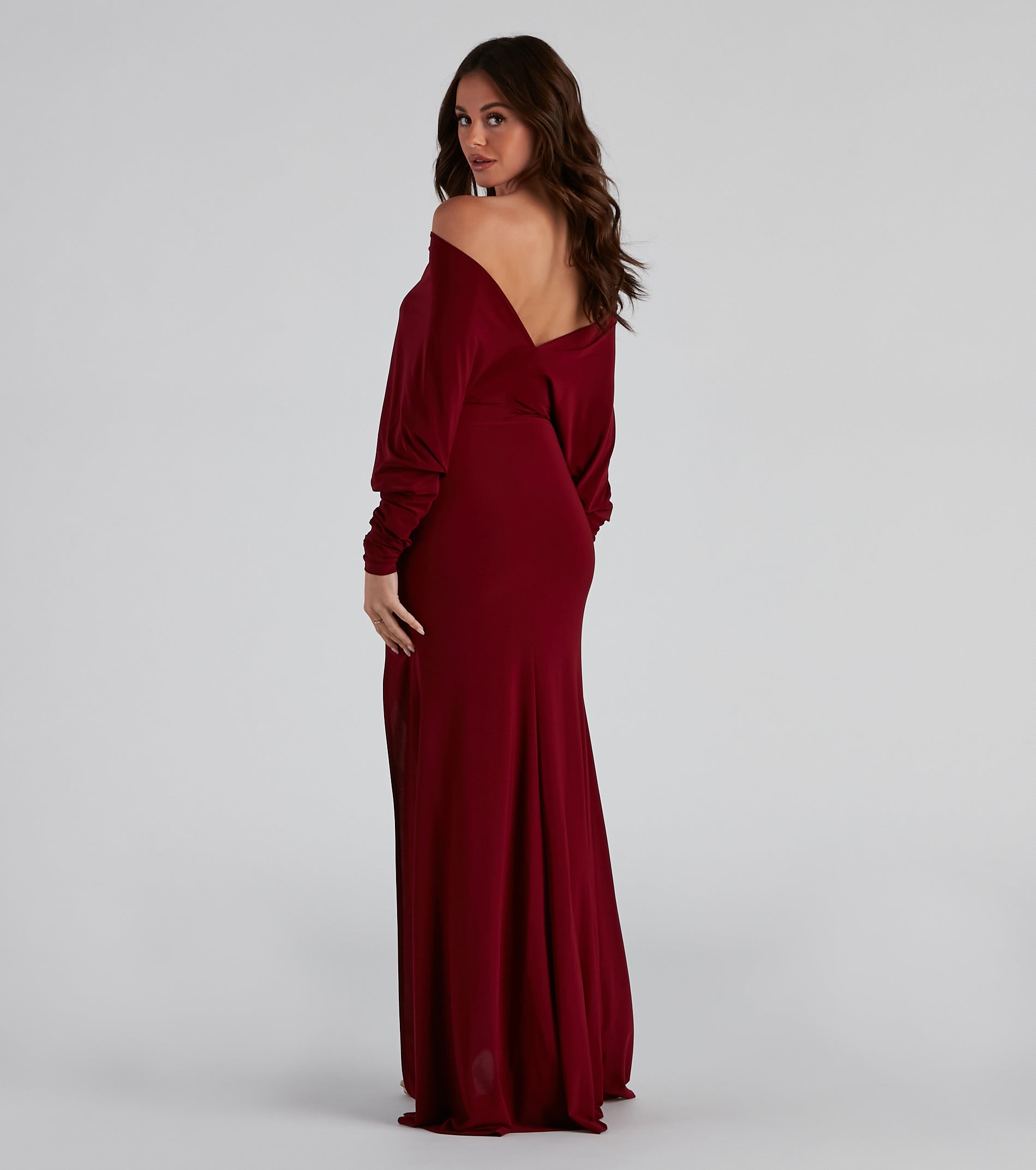 Holly Long Sleeve Formal Dress