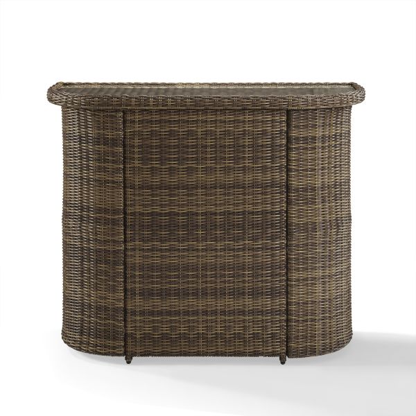 Bradenton Outdoor Wicker Bar