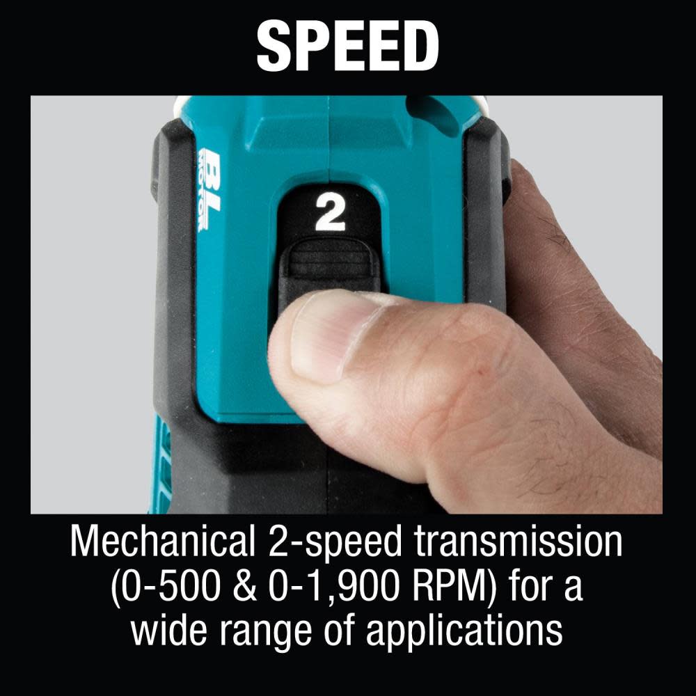 Makita 18V LXT 1/2 Driver Drill Lithium Ion Brushless Cordless Kit ;