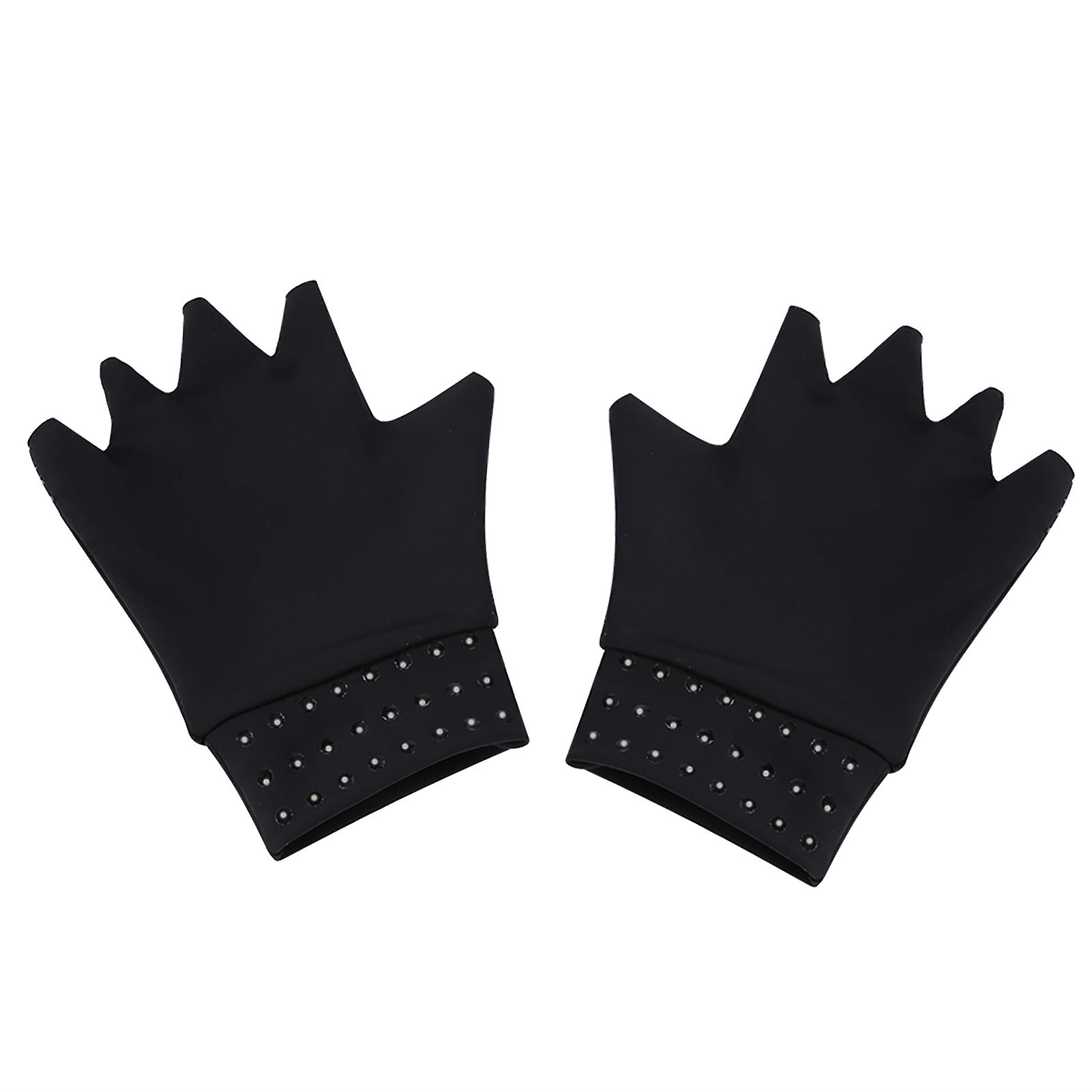 Arthritis Anti-edema Magnetic Gloves Rheumatoid Hand Pain Health Compression Therapy Black