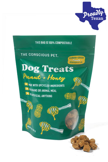 The Conscious Pet Peanut Butter and Honey Soft and Chewy Dog Treats