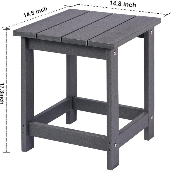 Side Table，Pool Composite Patio Table