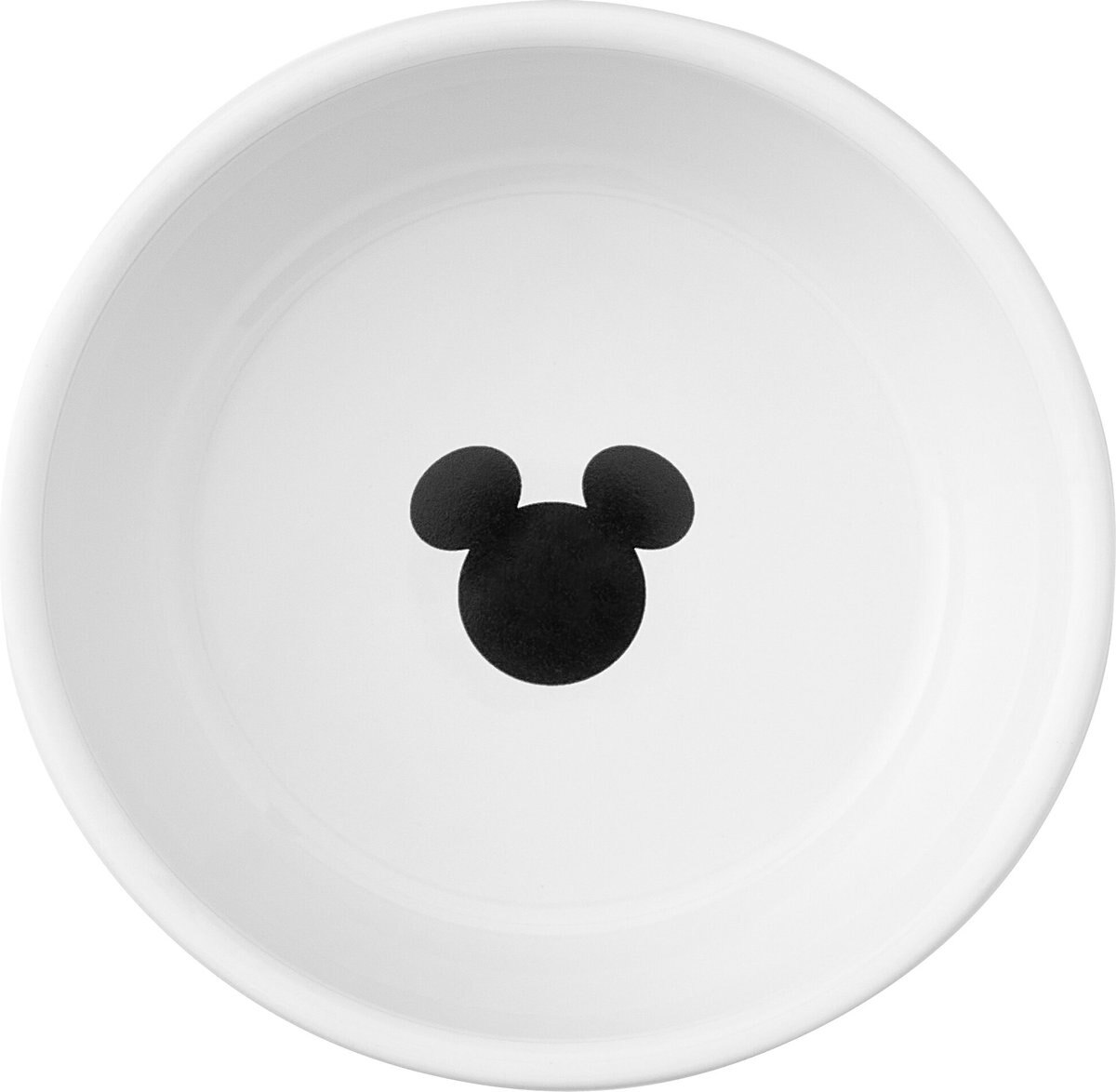 Disney Mickey Lines Non-Skid Ceramic Cat Bowl