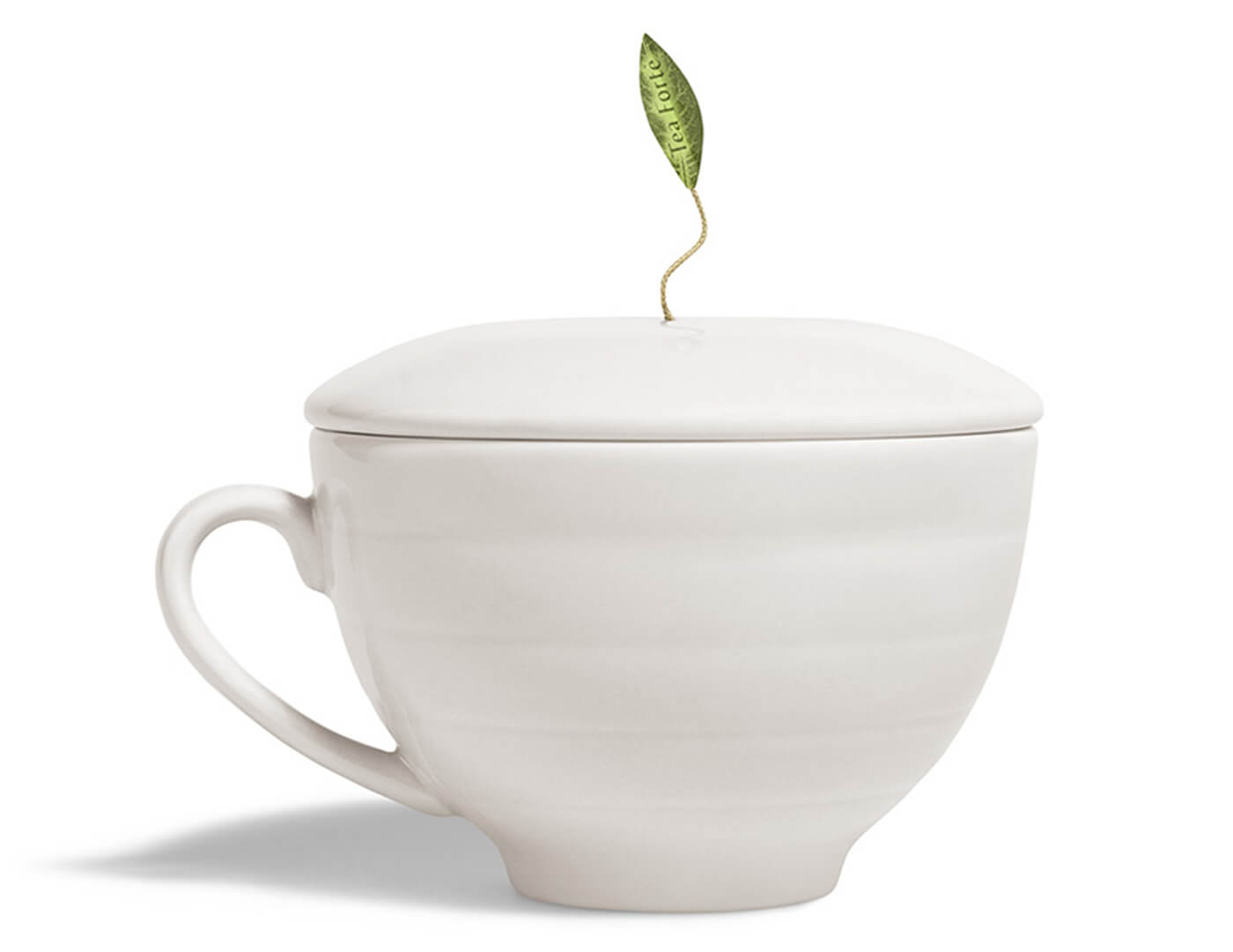 Café Cup – Bone White Ceramic Coffee Mug (Single Piece)