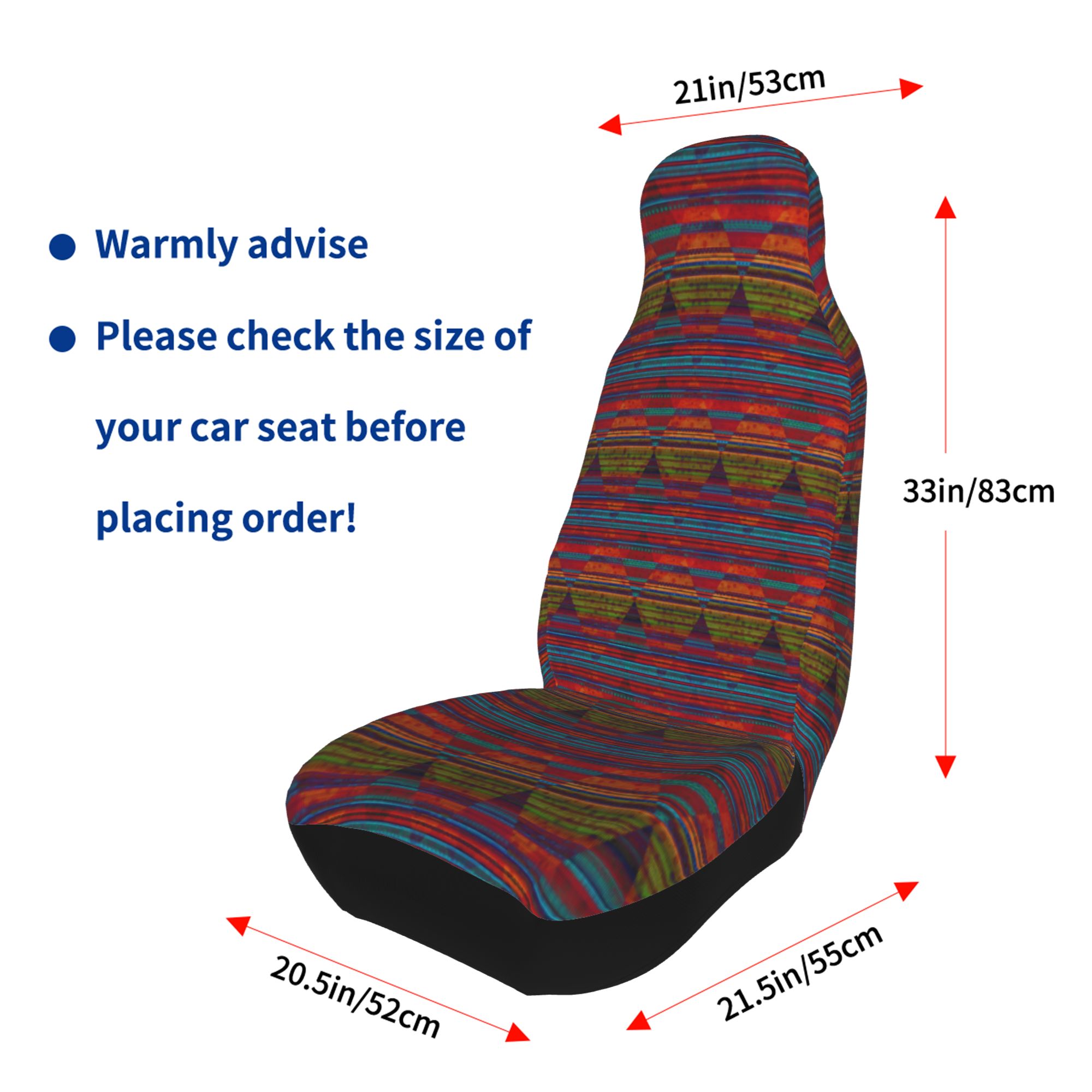 ZICANCN Car Seat Cover Retro Abstract Line Art Car Front Seat Covers Protectors ， Automotive Seat Covers for Cars Trucks Suv