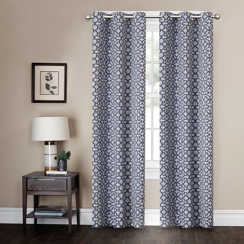 Zenna Home Chandler Easy Hang Grommet Window Curtain