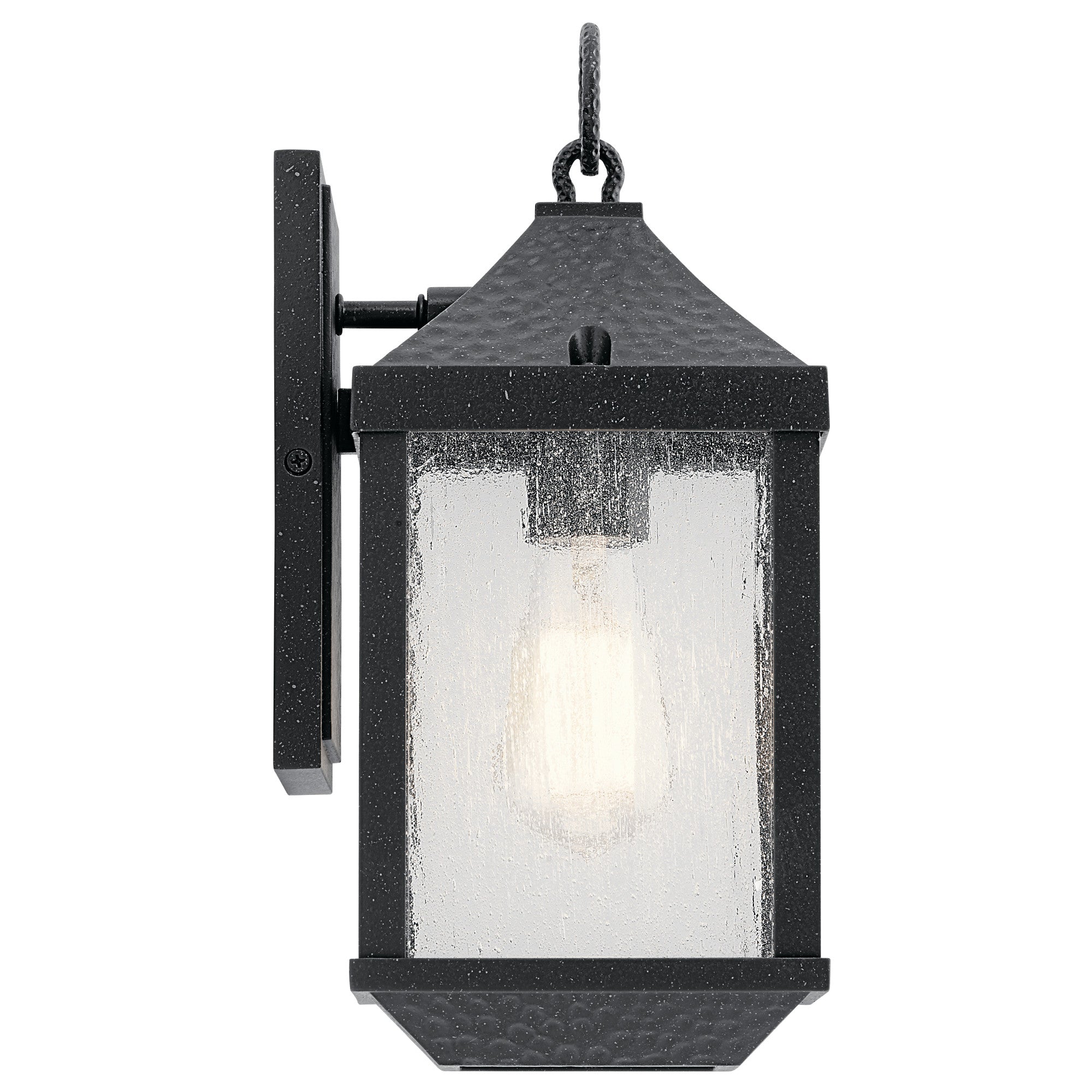 Kichler 49984 Distressed Black Springfield 1 Light 13-1/2" Tall Outdoor Wall Sconce