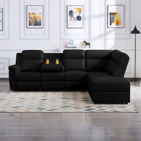 110.2'' 3-seater Sofa with Flipped Middle Backrest， and 2 Cup Holders - 110.2