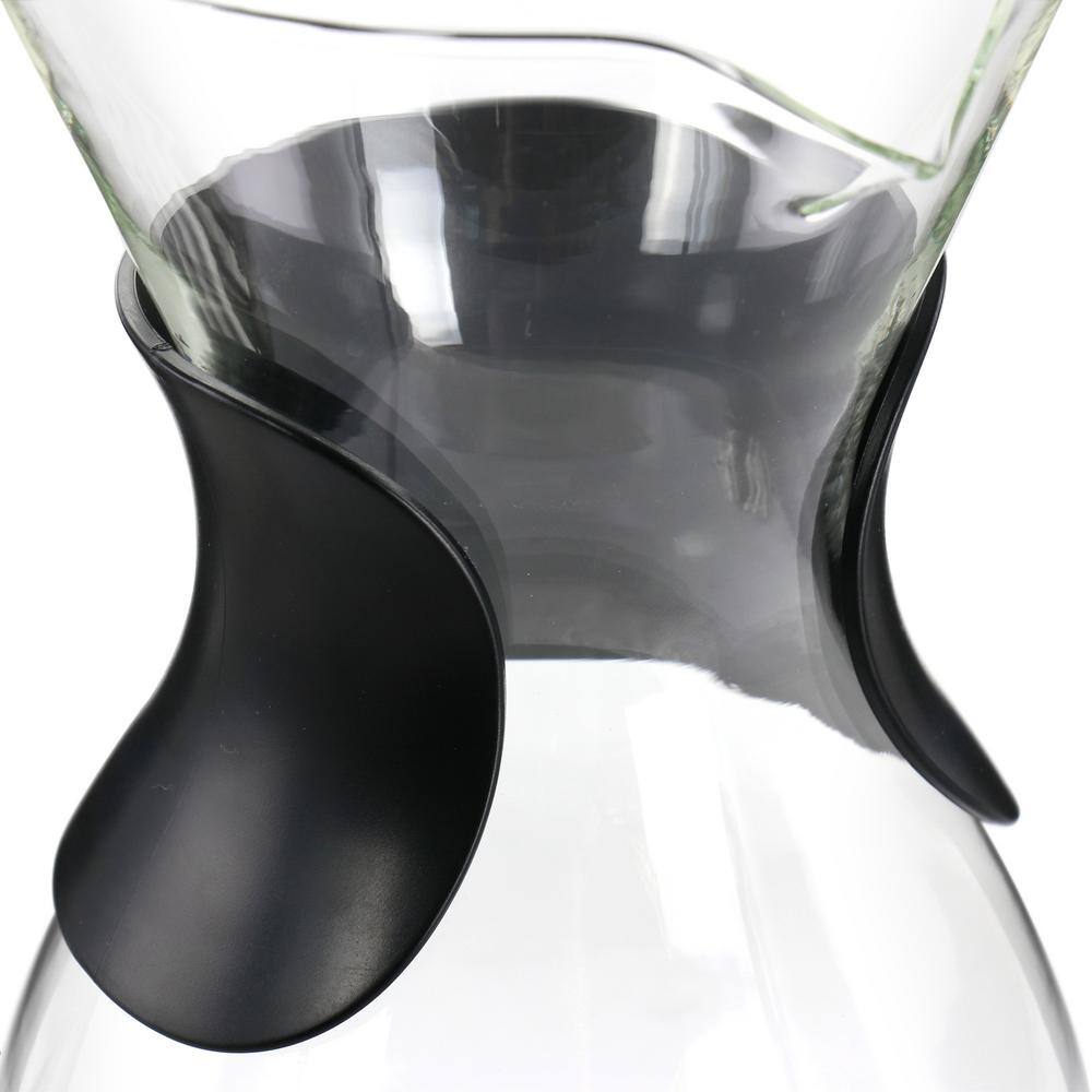 Mr. Coffee Verduzco 1 Liter 4- Cup Clear Glass Pour Over Coffee Maker with Fine Mesh Filter 985120069M