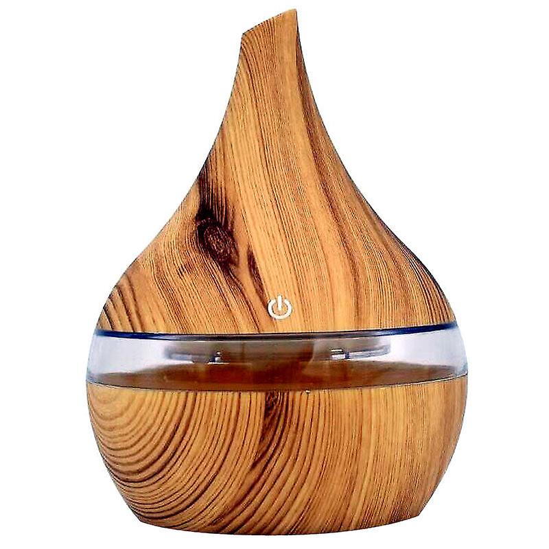 Dark wood usb ultrasonic air diffuser light