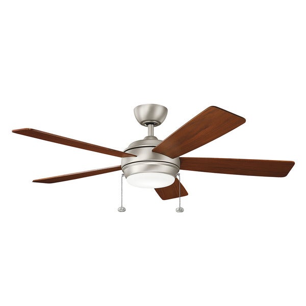 Kichler Lighting Starkk Collection 52-inch Brushed Nickel LED Ceiling Fan Shopping - The Best Deals on Ceiling Fans | 20293795