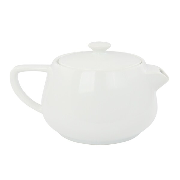 32 Ounce Porcelain Teapot With Lid in White